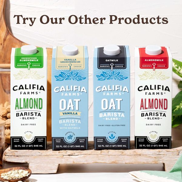 Califia Farms - Oat Barista Blend Oat Milk, 32 Oz (Pack of 6) - Image 5